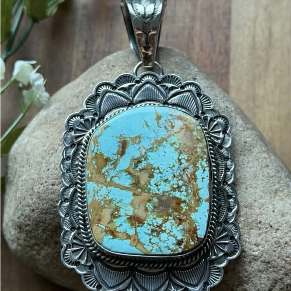 Sunshine Reeves Navajo Native Sterling Silver Blue Royston